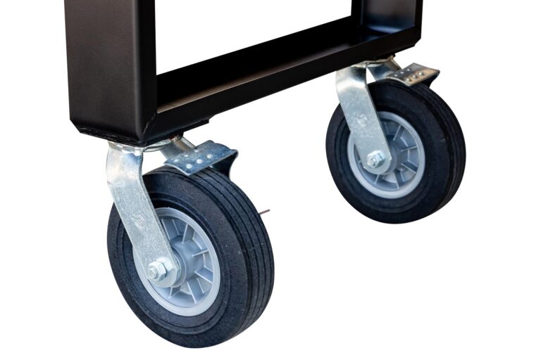 8" Locking Casters on Meadow Creek Smoker & Cooker