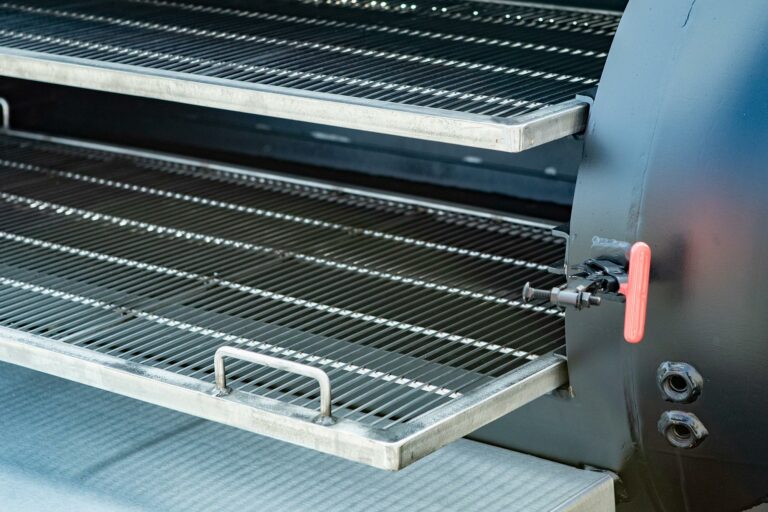 Sliding Grates on Meadow Creek Tank Smoker