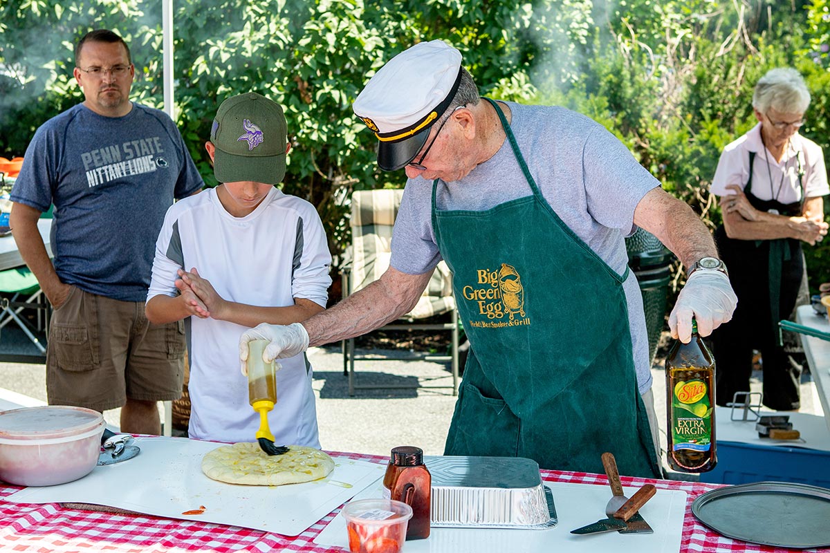 2019 Eggfest Pizza Class Grilled Pizza Recipe on the Big Green Egg