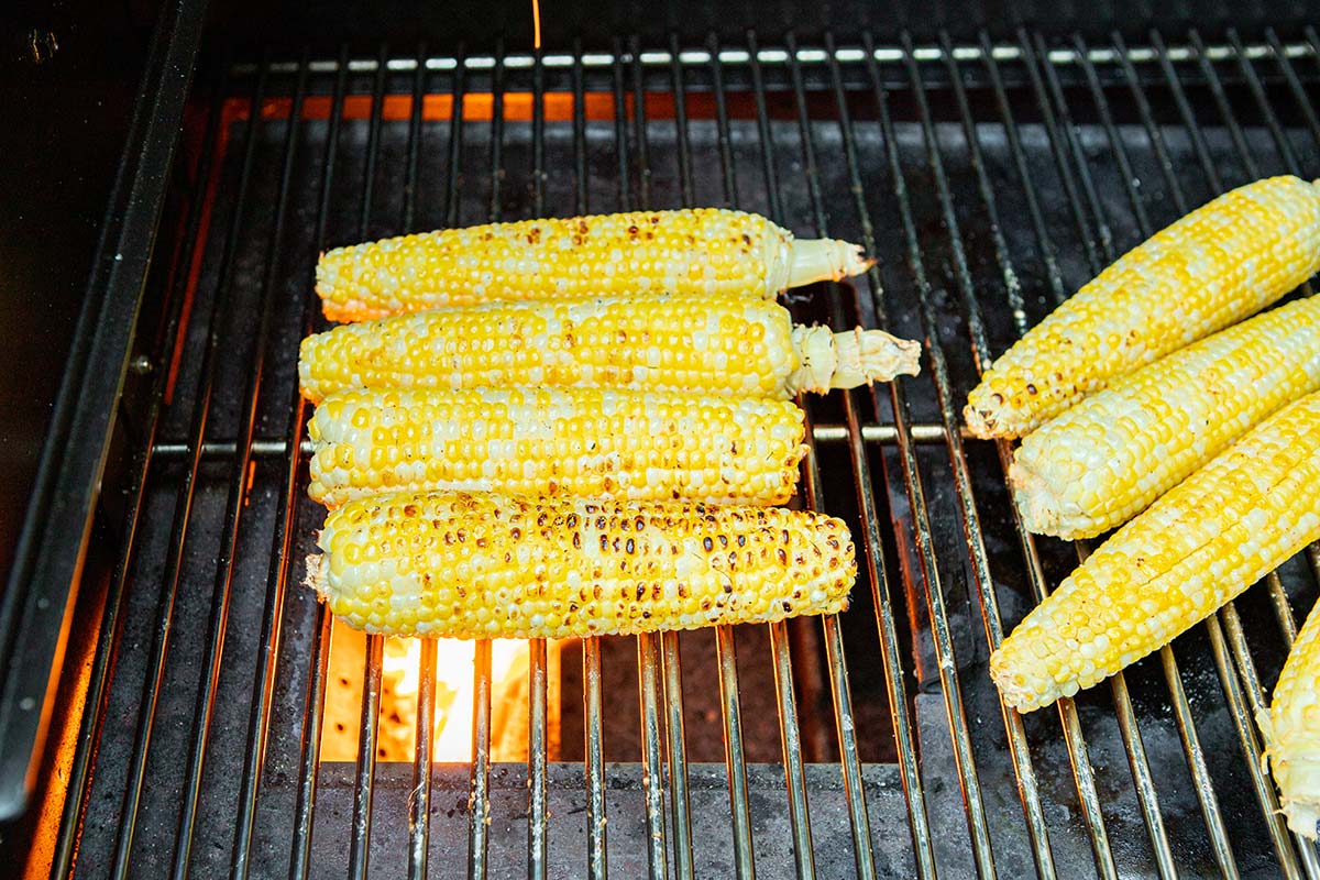 Char the Corn Smoked Meatloaf, Corn on the Cob, and Potatoes on the Yoder Pellet Smoker