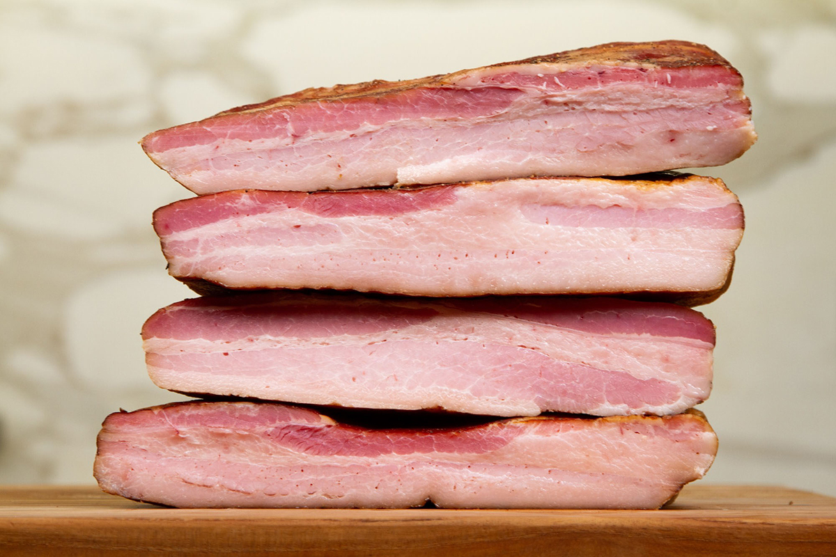 Cured and Smoked Bacon How to Cure and Smoke Bacon with Thermoworks DOT Thermometer