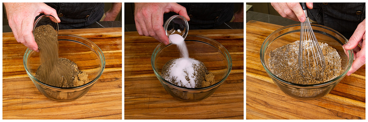Mixing the Cure Ingredients How to Cure and Smoke Bacon with Thermoworks DOT Thermometer