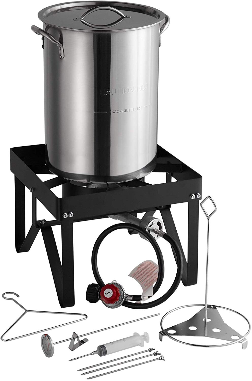 Backyard Pro Stainless Steel Turkey Fryer Kit Meadow Creek Barbecue