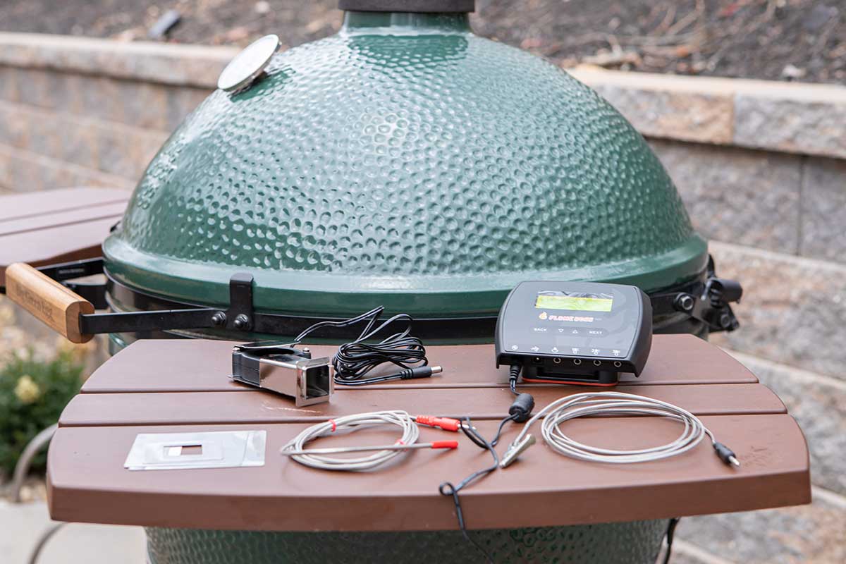 Big Green Egg and Temperature Controllers My Grandma’s Pecan Pie in a Big Green Egg