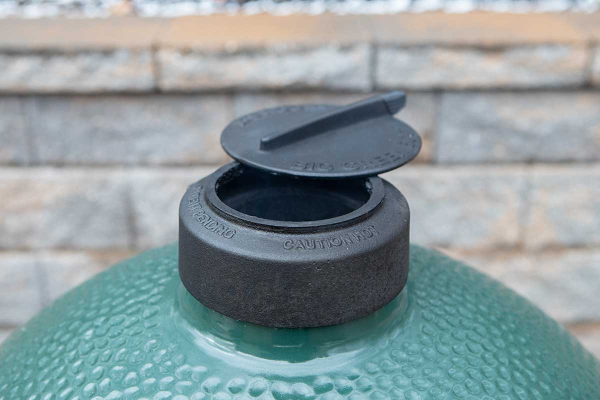 Top Vent Open All the Way How to Smoke a Prime Rib on a Big Green Egg
