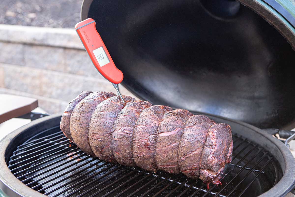 Thermapen MK-4 Instead-Read Thermometer How to Smoke a Prime Rib on a Big Green Egg