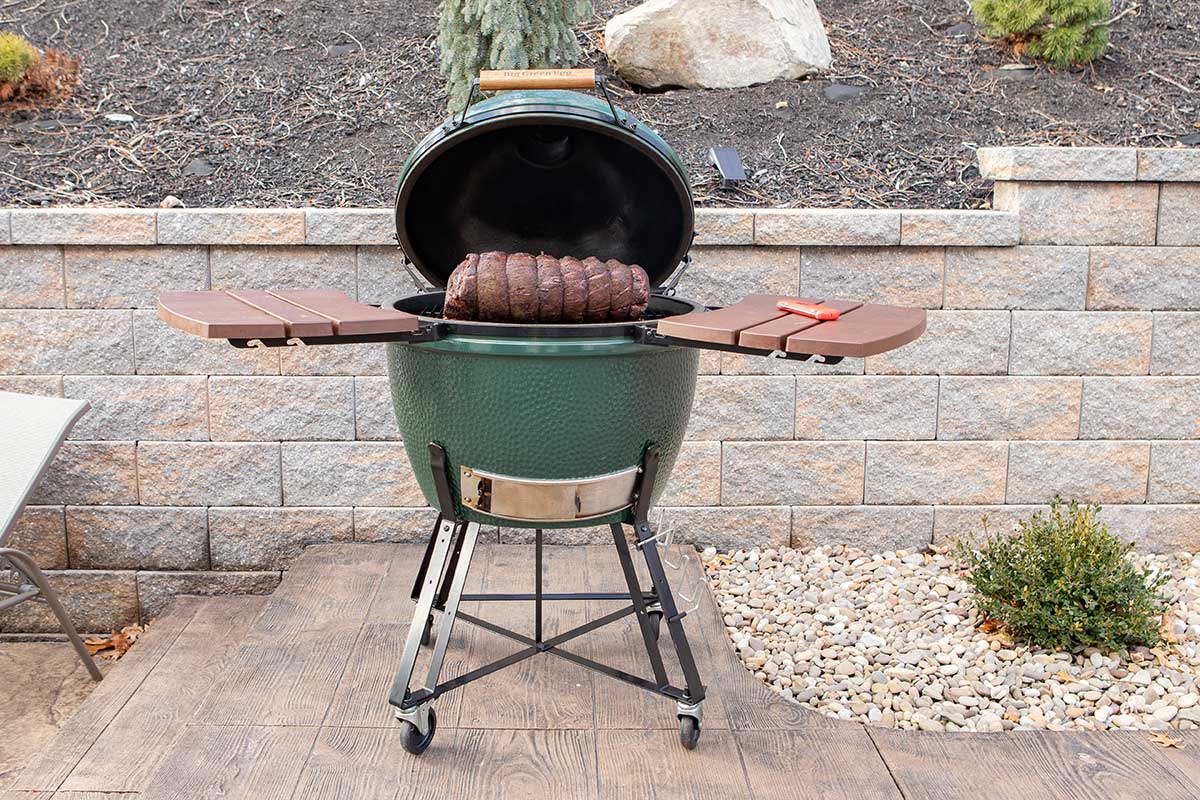 Prime_Rib_Big_Green_Egg_29_Ready_to_Sear How to Smoke a Prime Rib on a Big Green Egg