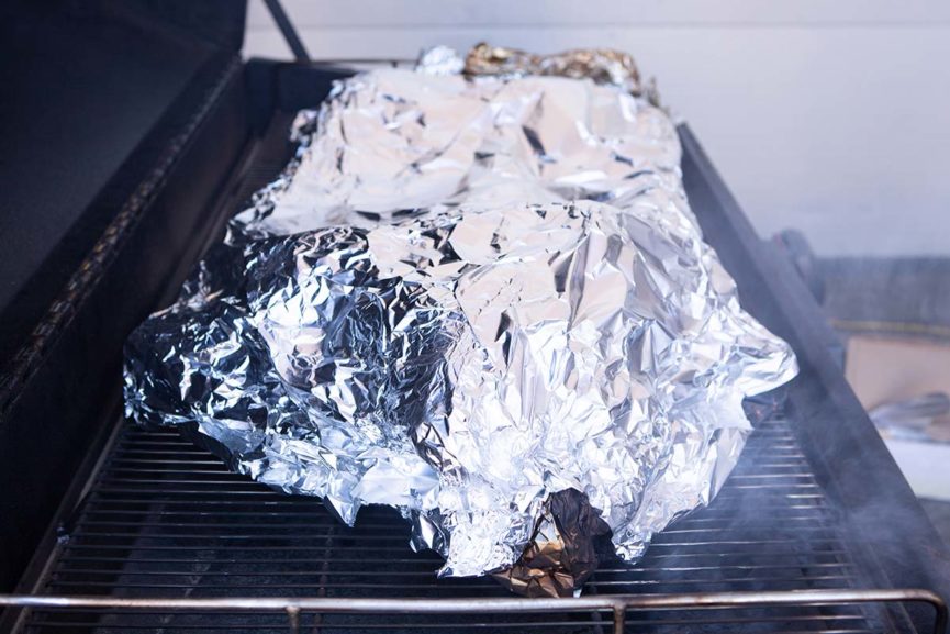 Whole Pig Wrapped in Foil