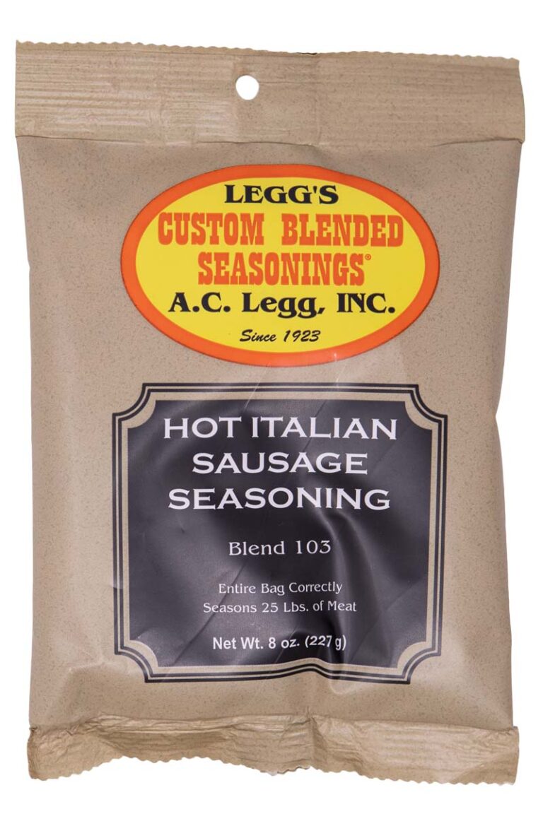 Legg’s Hot Italian Sausage Seasoning – Blend 103