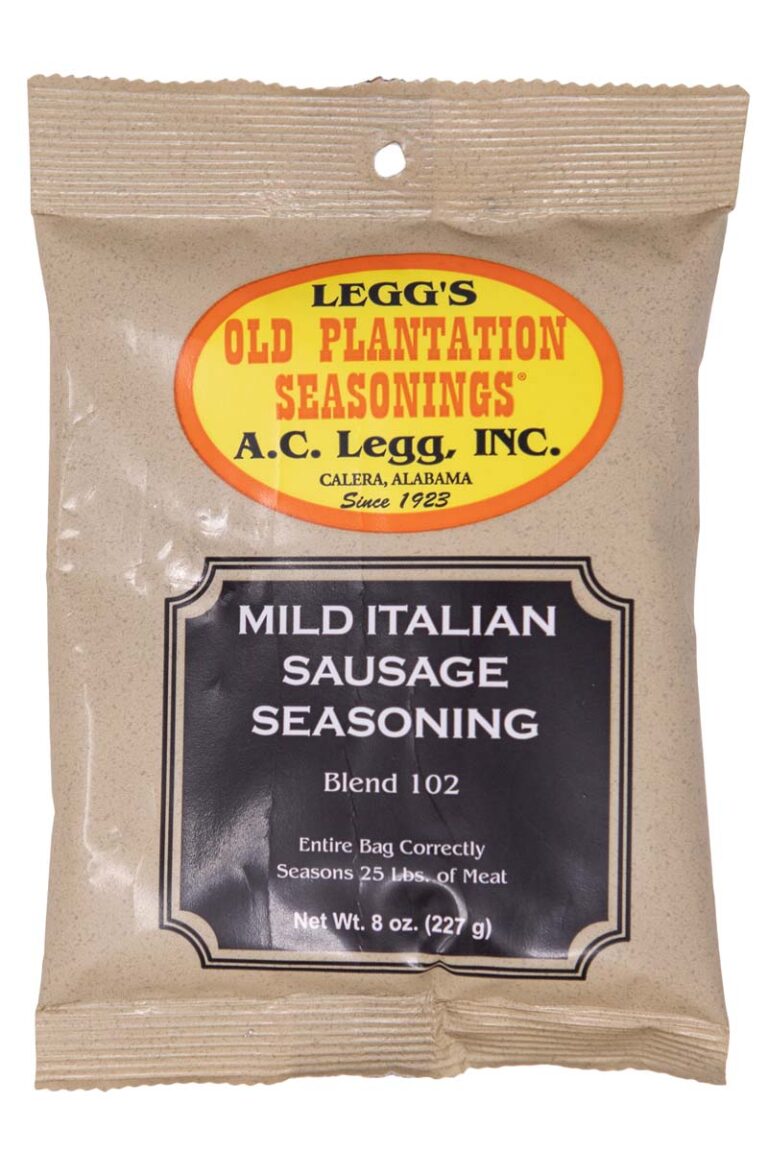 Legg’s Mild Italian Sausage Seasoning – Blend 102