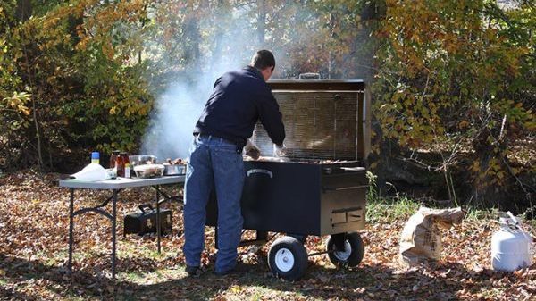 Meadow Creek BBQ144 Commercial Chicken Cooker Trailer (4 pit) – Meadow  Creek Welding, LLC