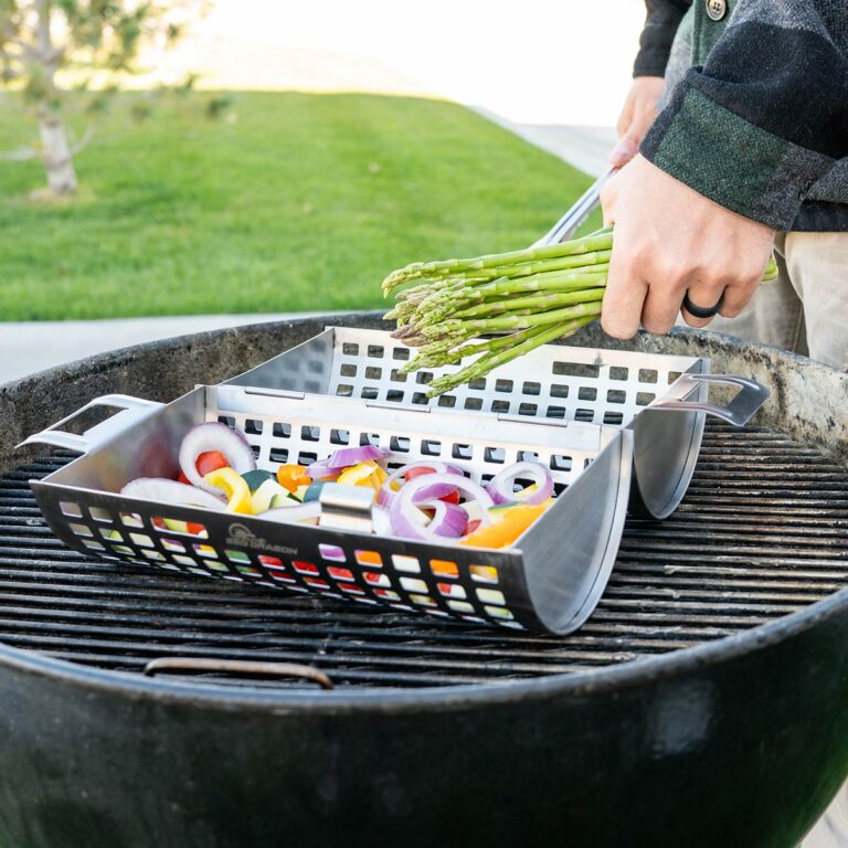 BBQ Dragon Rolling Grill Basket