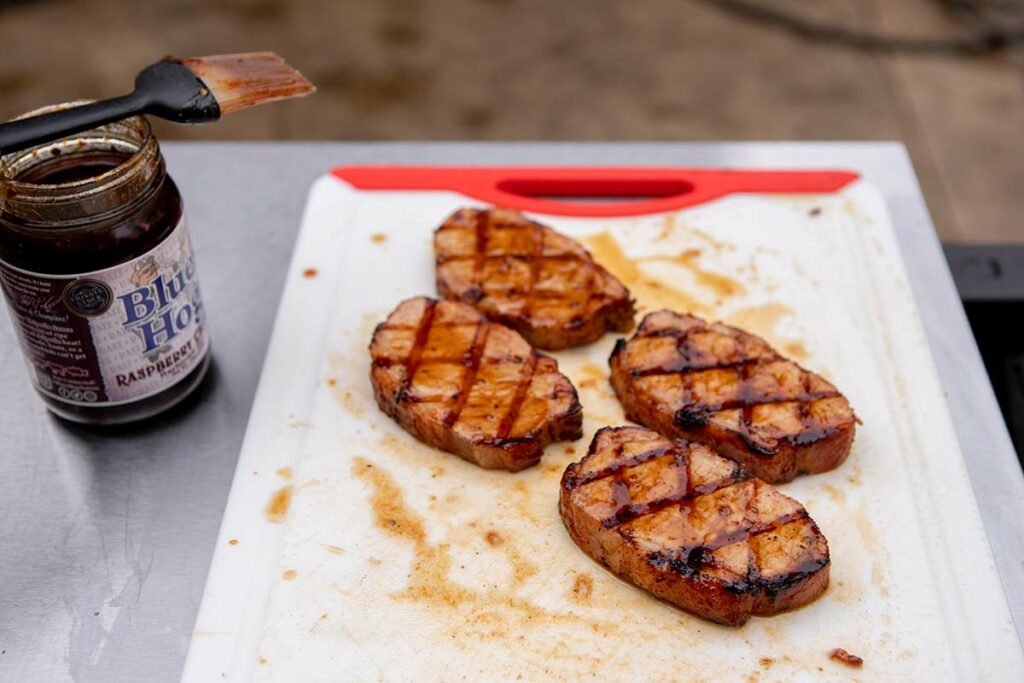 Smoked Pork Loin Recipe (and Grilled Chops) on Yoder Pellet Smoker