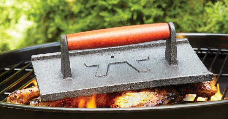 Fox Run Cast Iron Grill Press