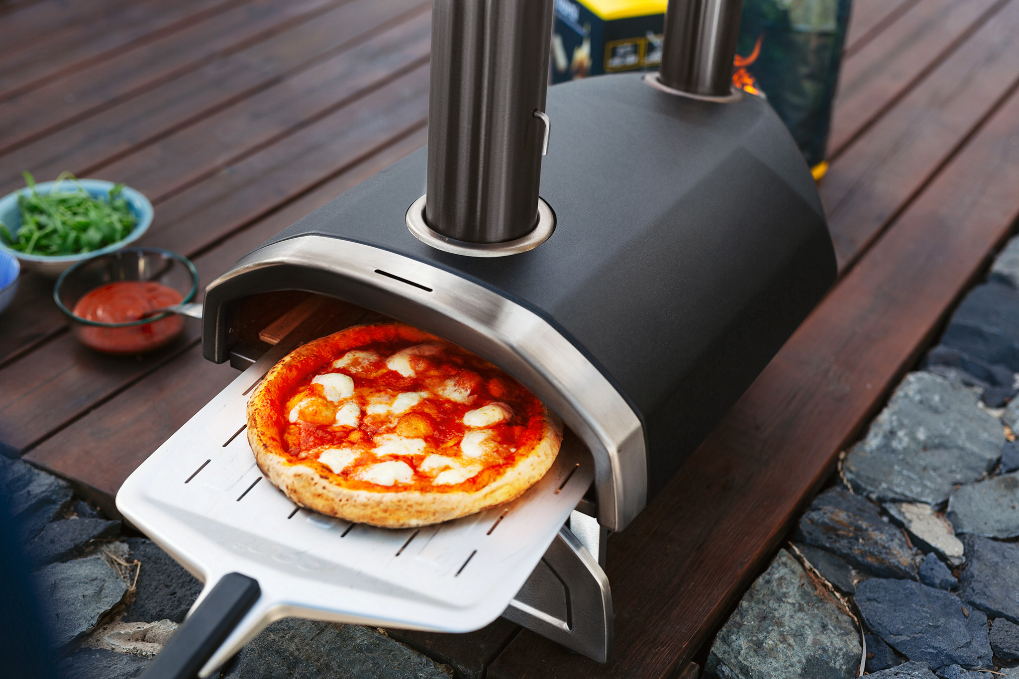Ooni Fyra Portable Wood-fired Outdoor Pizza Oven - Meadow ...