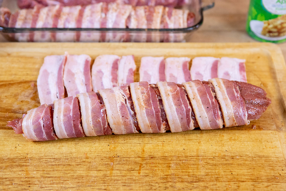 Bacon-Wrapped Pork Tenderloin Bacon-Wrapped Apple-Stuffed Tenderloin on the Big Green Egg