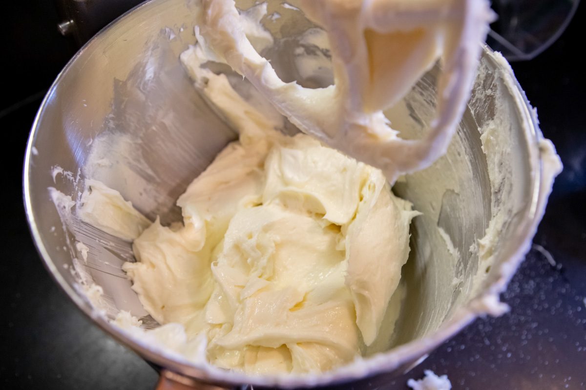 Mix the Filling Pumpkin Cheesecake Recipe on the Big Green Egg