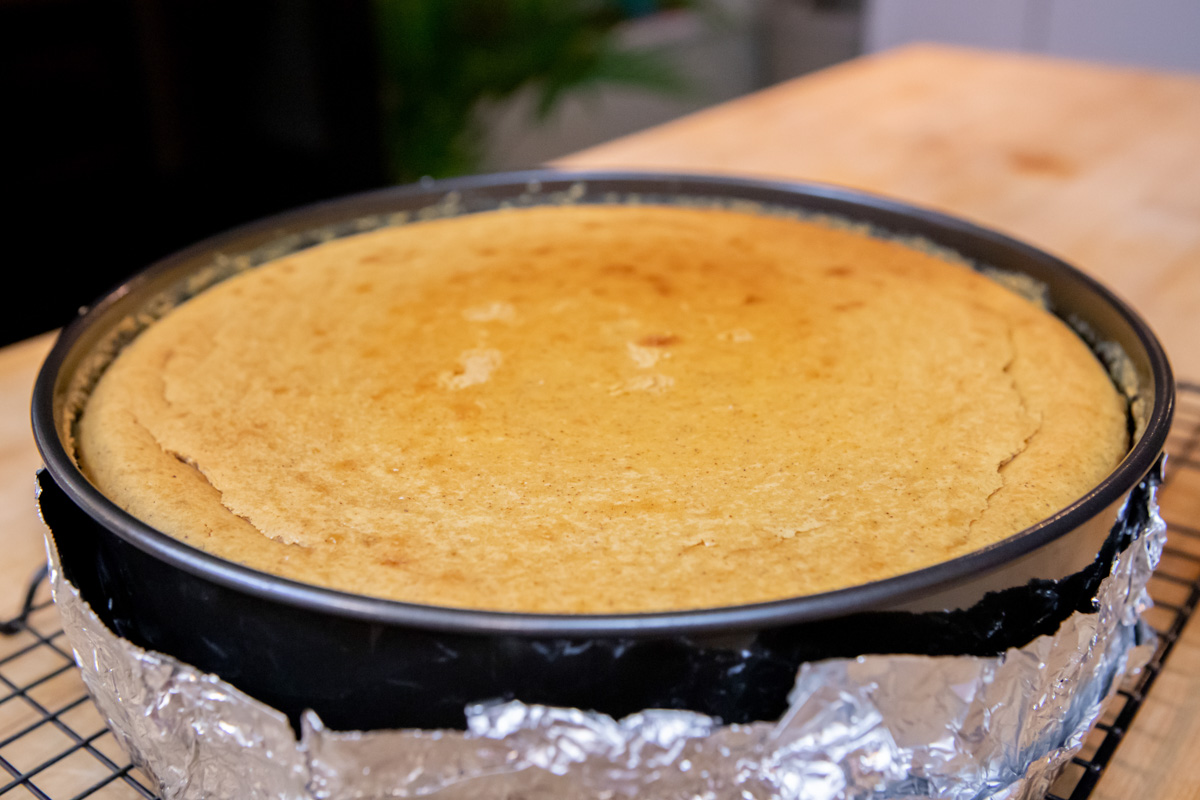 Baked Pumpkin Cheesecake Pumpkin Cheesecake Recipe on the Big Green Egg