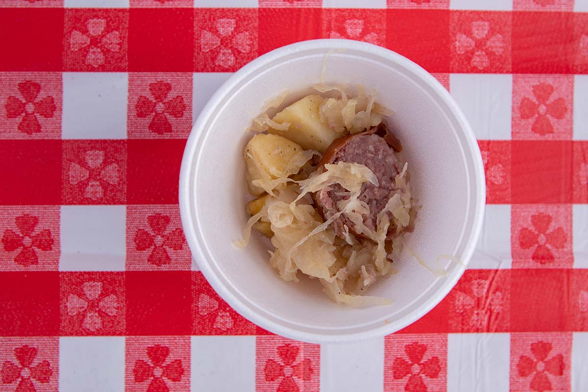 2021 Eggfest - Sauerkraut Sausage Potatoes 2021 Eggfest - Sauerkraut Sausage Potatoes