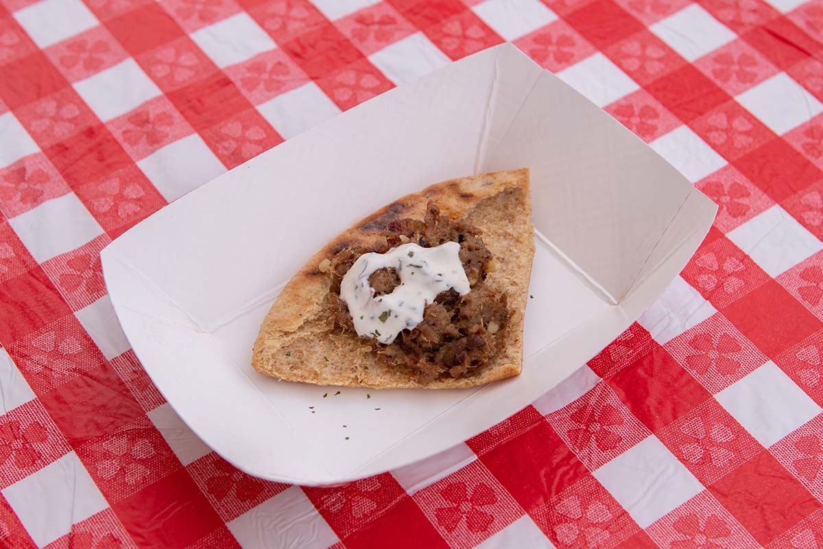 2021 Eggfest - Lamb Pita Bread 2021 Eggfest - Lamb Pita Bread