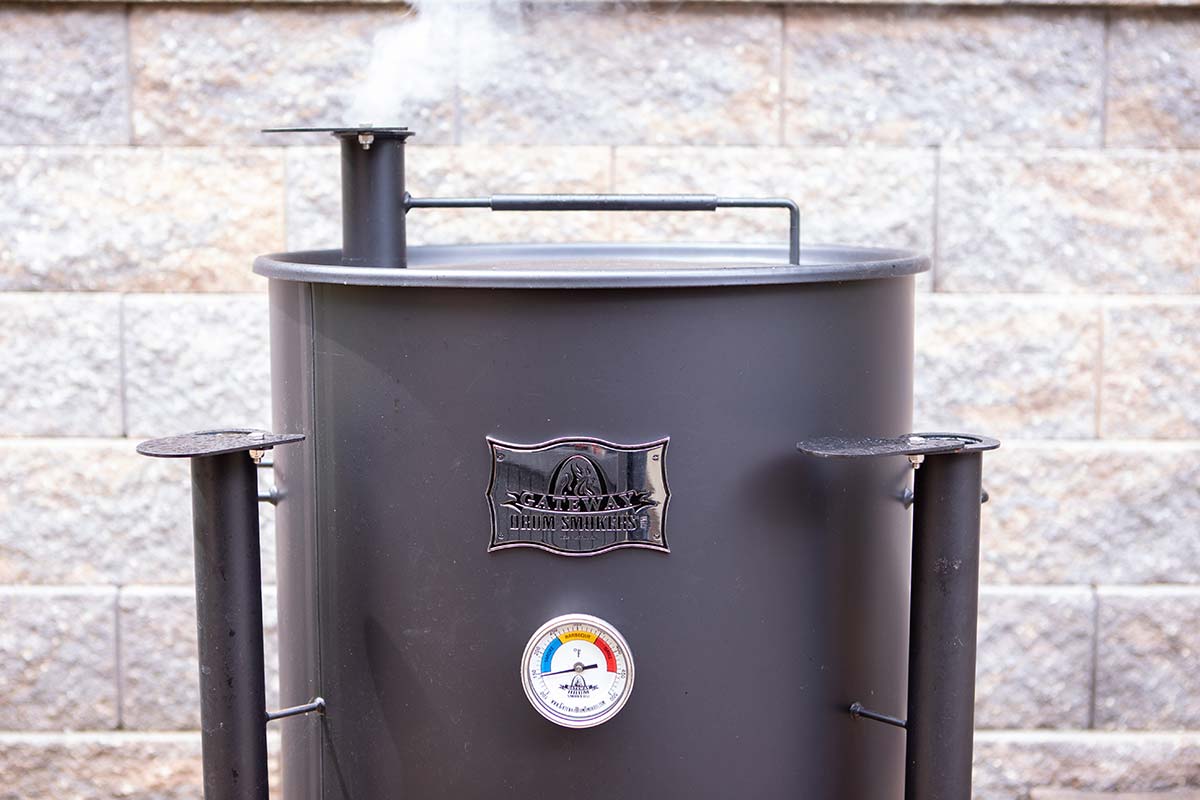 Gateway_Drum_Smoker_05_Heating_Up