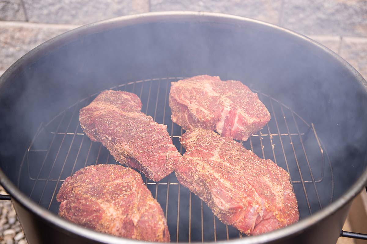 Smoked Beef Chuck Roast Tacos on the Gateway Drum Smoker