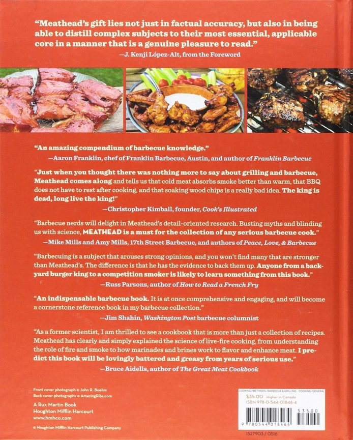 Meathead The Science of Great Barbecue and Grilling by Meathead