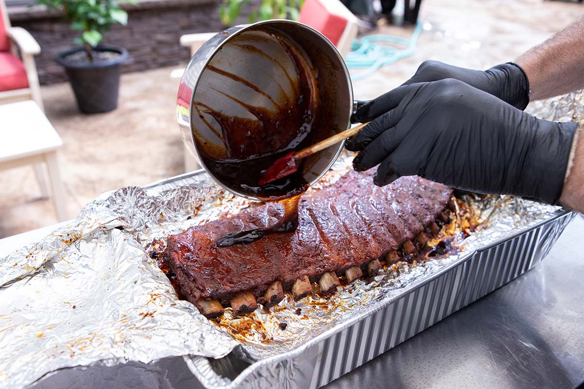 Glazing Meat Side Glazing Meat Side
