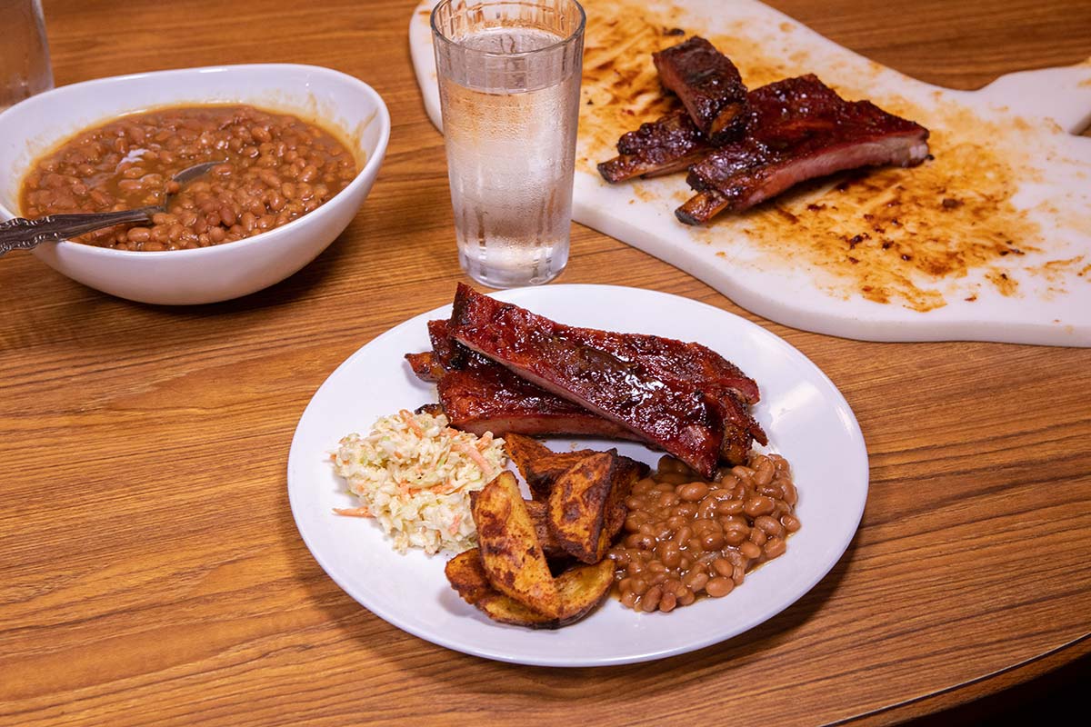 Smoked Ribs With Sides