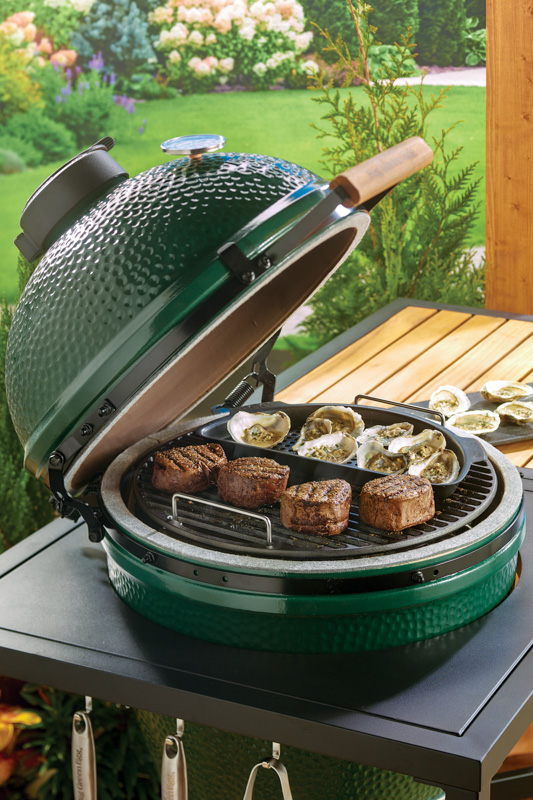 Cast Iron Plancha Griddles Half and Full Round - Big Green Egg