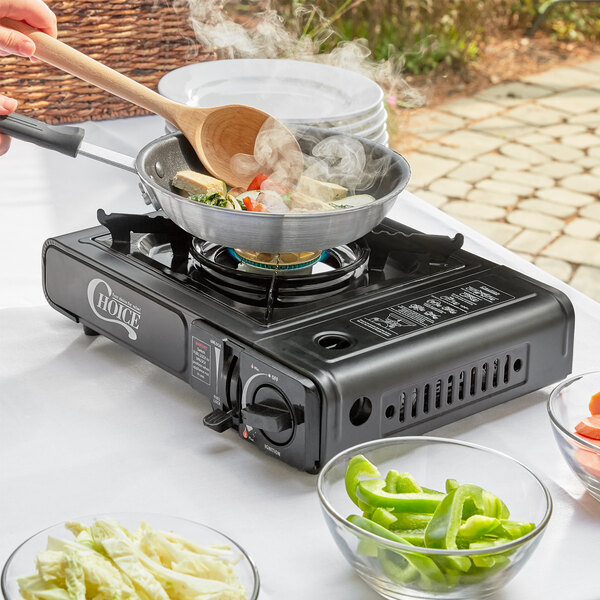 Choice Butane Portable One Burner Stove Meadow Creek Barbecue Supply