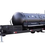 Meadow Creek TS1000 BBQ Smoker Trailer With Optional Stainless Steel Exterior Shelves