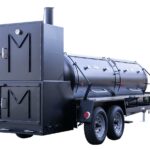 Meadow Creek TS1000 BBQ Smoker Trailer With Optional Stainless Steel Exterior Shelves