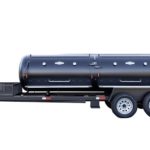 Meadow Creek TS1000 BBQ Smoker Trailer With Optional Stainless Steel Exterior Shelves