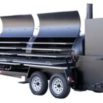Meadow Creek TS1000 BBQ Smoker Trailer With Optional Stainless Steel Exterior Shelves