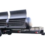 Meadow Creek TS1000 BBQ Smoker Trailer With Optional Stainless Steel Exterior Shelves
