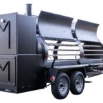 Meadow Creek TS1000 BBQ Smoker Trailer With Optional Stainless Steel Exterior Shelves