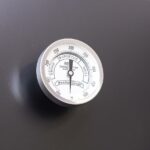 Calibratable Stainless Steel Thermometer on Warming Box Door