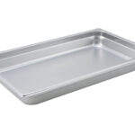 Winco Full-Size 2" Stainless Steel Steam Pan