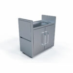 Fusion Freestanding Cart for "The Ranch Hand" 2-Burner Gas Griddles
