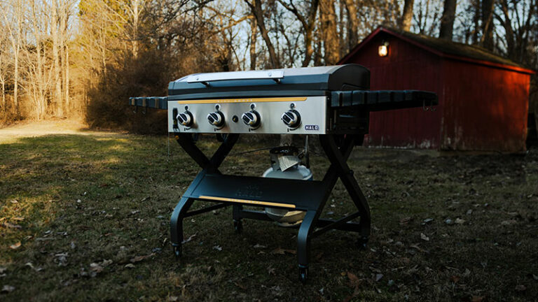 Halo Elite 4-Burner Outdoor Griddle Lifestyle