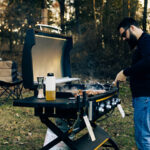 Halo Elite 4-Burner Outdoor Griddle Lifestyle