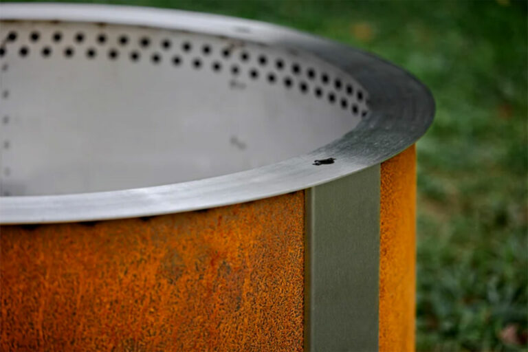 Breeo X Series 42 Smokeless Fire Pit Corten Steel