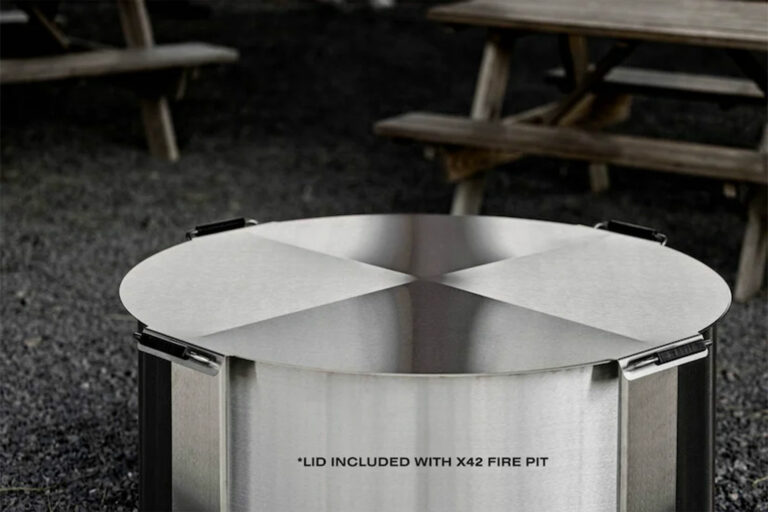 Breeo X Series 42 Smokeless Fire Pit Stainless Steel