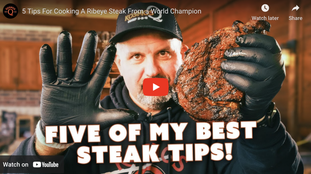 5 Tips for cooking Ribeye Steak with Kosmos Q