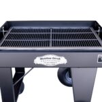 Height Adjustable Stainless Steel Grate on BBQ36 Flat Top Grill