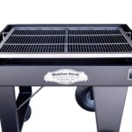 Height Adjustable Stainless Steel Grate on BBQ36 Flat Top Grill