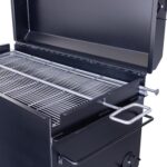 Pivoting Double Sided Stainless Steel Grate on BBQ42 Chicken Coo