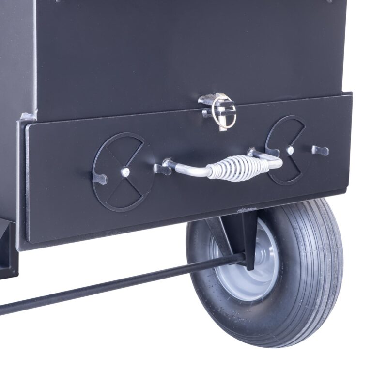 Optional Charcoal Pullout on BBQ42 Chicken Cooker