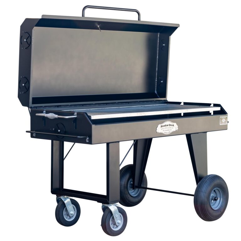 Meadow Creek BBQ60 Flat Top Grill With Optional Lid